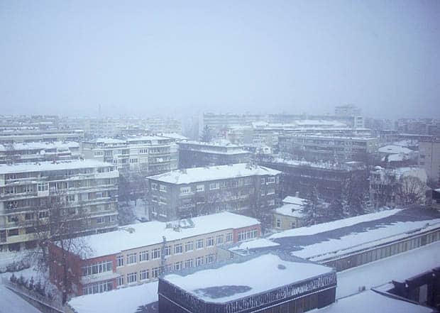 Зима в Стара Загора