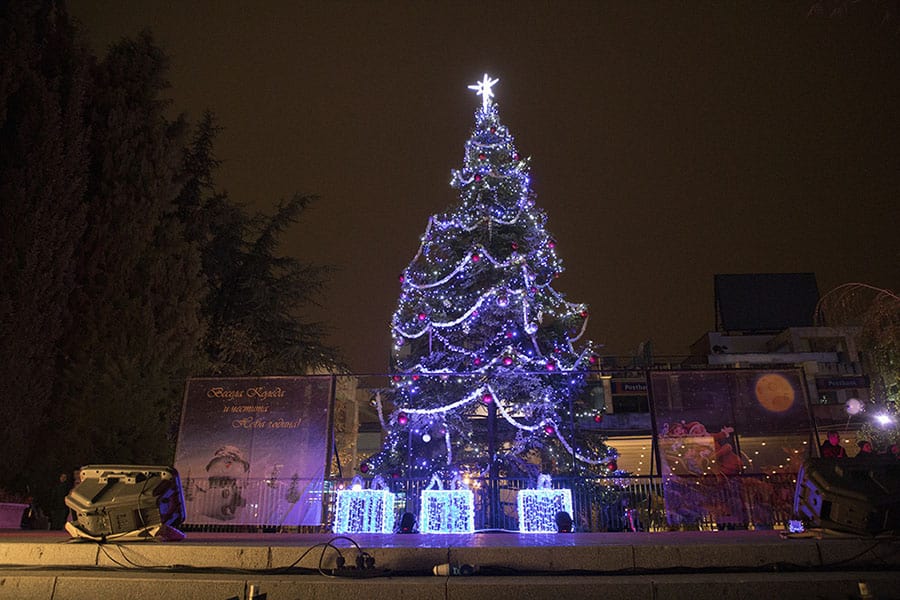 Коледна елха в Стара Загора