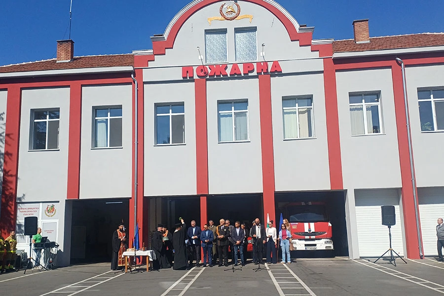 Обновената сграда на пожарната в Стара Загора бе официално открита